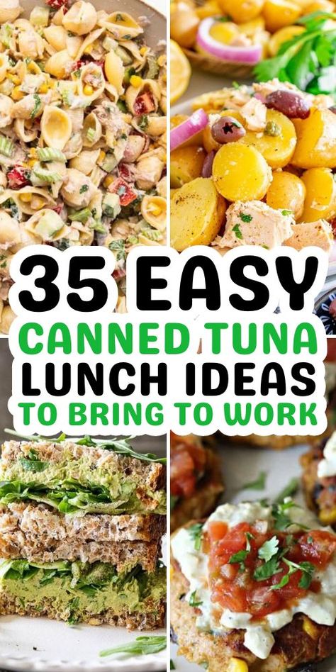 Bring variety to your lunchbox with these innovative canned tuna recipes, perfect for kids and adults alike. Try everything from hearty tuna casseroles to simple tuna sandwiches, ensuring a satisfying and protein-rich meal that's also easy to prepare. Canned Tuna Lunch, Can Tuna Recipes Healthy, Tuna Lunch Ideas, Tuna Casseroles, Work Meal Prep, Easy High Protein Lunch, Protein Lunch Ideas, Tuna Lunch, Easy Tuna Recipes