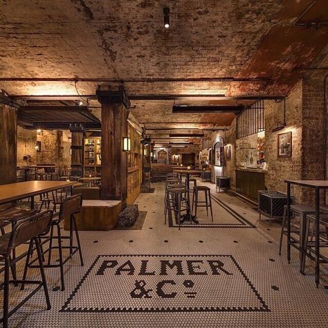 Underground Bar, Speakeasy Bar, Industrial Restaurant, Basement Bar Designs, Sydney Hotel, Hidden Bar, Industrial Bar, Restaurant Lounge, Bar Interior