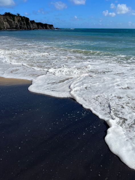 Black Sand Beach Puerto Rico, Beach Puerto Rico, Vieques Puerto Rico, Puerto Rico Beaches, Black Sand Beach, Background Art, Gap Year, Travel Board, Black Sand