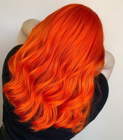 Pumpkin Hair Color, Tangerine Hair, Bright Orange Hair, Manic Panic Hair Dye, Dark Pink Hair, Bright Blue Hair, Manic Panic Hair, Vegan Hair Dye, Sunset Hair