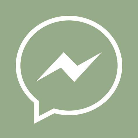 Sage Green Messenger Icon, Messenger App Icon, App Icon Green, Messenger Icon, Ipad Icons, Green Icons, Insta Quotes, Ios App Icon Design, Ios App Icon