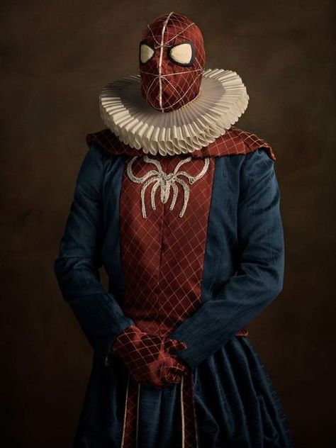 16th Century Paintings, Der Joker, Elizabethan Era, Art Parody, Spiderman Homecoming, French Photographers, Photo Series, Star Wars Characters, The Avengers