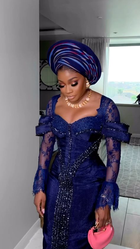 Instagram Native Dresses, Ankara And Lace, Nigerian Traditional Dresses, Nigerian Ankara, Sister Of The Bride, Ankara Dress Designs, Nigerian Lace Styles Dress, Nigerian Lace Styles, Wedding Dress Style