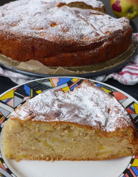 Italian Apple Cake Italian Apple Cake Recipe, Apple Torte, Torte Cupcake, Fruitcake Recipes, Bowl Cake, Apple Cake Recipes, Cinnamon Flavor, Recipe From Scratch, Italian Desserts