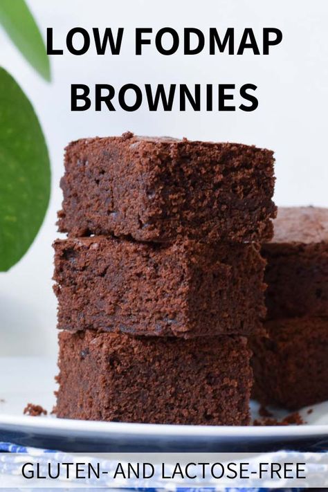 Fodmap Brownies, Fodmap Baking, Fodmap Recipes Dinner, Low Fodmap Snacks, Fodmap Friendly Recipes, Fodmap Snacks, Low Fodmap Diet Recipes, Fodmap Diet Recipes, Ibs Recipes