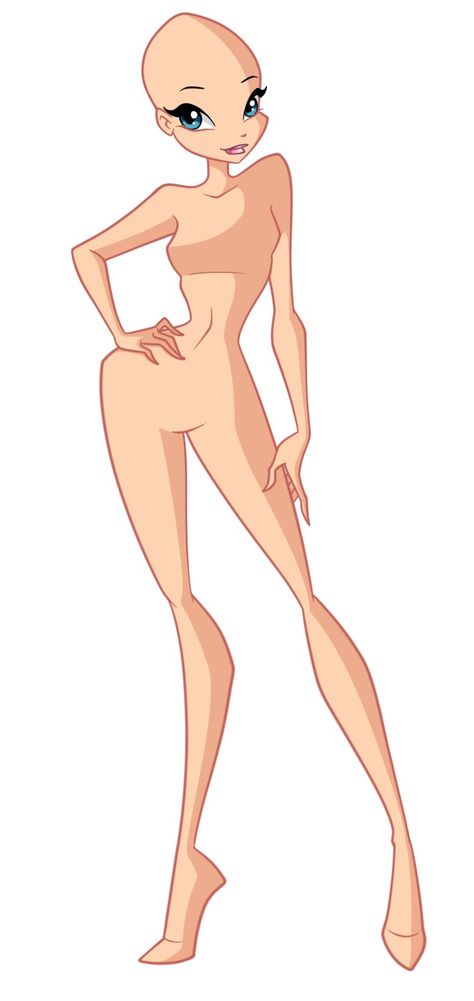 Winx Base, Fashion Illustration Poses, Body Template, Body Base Drawing, Oc Base, Character Base, Anime Base, Body Drawing, Art Poses