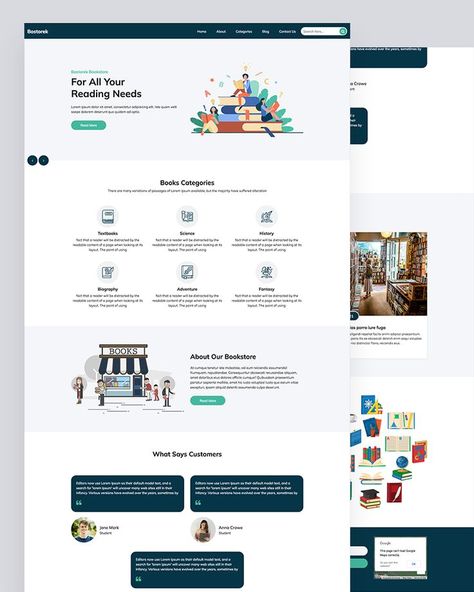 Download Book Store Website Template Free Online Library Website Design, Online Bookstore Ideas, Bookstore Website Design, Online Library Website, Library Website Design, Book Website Design, Book Store Website, Bookstore Website, Selling Website Templates