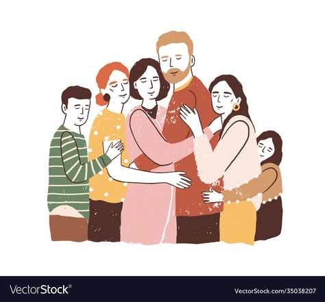 Healthy Relationship With Parents, Family Images, Texture Vector, Design Illustrations, Background Illustration, Big Family, Happy Healthy, Healthy Happy, Healthy Relationships