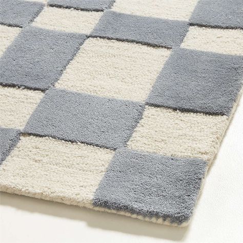 6x9 Rugs for Kids & Nursery Rugs | Crate & Kids Nursery Rugs Boy, Family Basement, Kids Bedroom Rugs, Blue Nursery Boy, Boys Room Rugs, Kids Area Rugs, Playroom Rug, 6x9 Area Rugs, Checkered Rug