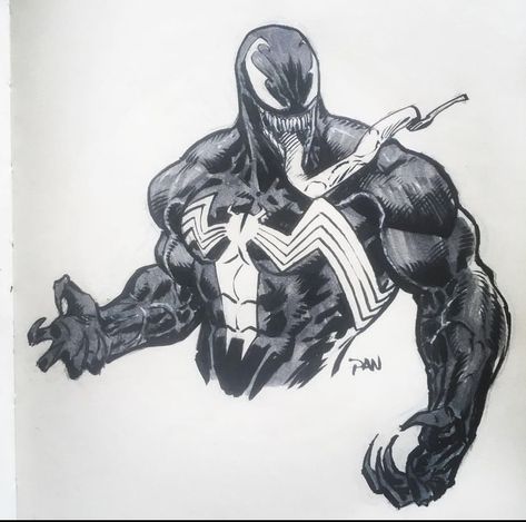 Venom Transformation, Lethal Protector, Venom Tattoo, Spiderman Sketches, Marvel Art Drawings, Marvel Concept Art, Venom Marvel, Venom Spiderman, Comic Art Fans