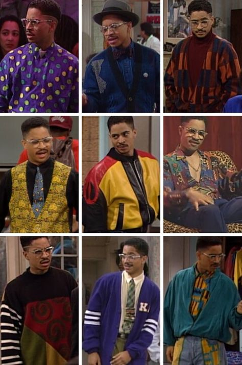 Ron Johnson, A Different World Ron Johnson A Different World, Ron A Different World, Dwayne Wayne A Different World Outfits, 90s Sitcom Fashion Men, A Different World Aesthetic, A Different World Fashion, 90s Black Men, Black 90s Fashion, Black Tv Shows