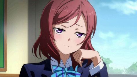 Maki Nishikino Anime Reaction Images, Anime Reaction, Tsundere Girl, Maki Nishikino, Yandere Girl, Reaction Images, Anime Expressions, Animated Drawings, Anime Shirt