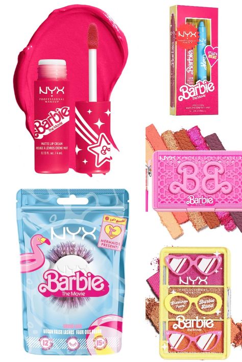 Nyx Barbie, The New Barbie Movie, Barbie Land, 11 Birthday, New Barbie, Matte Lip Cream, Barbie Movie, Pink Car, Lip Cream