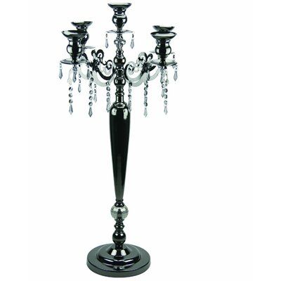 Goth Glam Decor, Victorian Gothic Decor, Black Candelabra, Moody Design, Goth Bedroom, Crystal Candle Holders, Gothic Images, Gothic Room, Goth Christmas