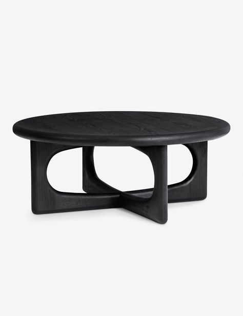 Hesh Round Coffee Table Apartment Germany, Black Coffee Table, Sculptural Furniture, Mantel Mirrors, Bright Living Room, Oak Coffee Table, Long Lumbar Pillow, Bathroom Ceiling Light, Outdoor Furniture Collections