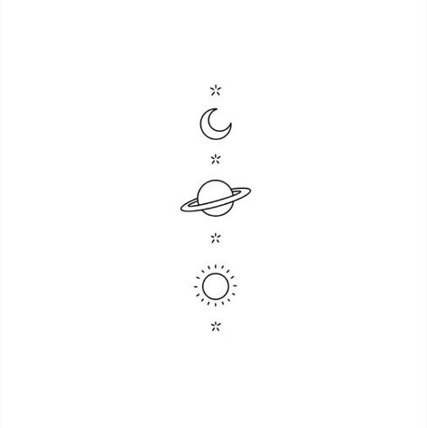 Tiny Planet Tattoos, Rocket Tattoo, Small Star Tattoos, Saved Tattoo, Mom Tattoo Designs, Planet Tattoos, Leo Tattoos, Small Pretty Tattoos, Chest Tattoos For Women