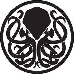 Kraken Logos Cthulhu Tattoo, Kraken Logo, Kraken Art, Lovecraft Art, Octopus Tattoos, Marquesan Tattoos, Heroic Fantasy, Octopus Tattoo, Cthulhu Mythos