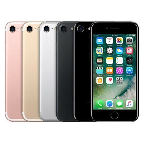 Apple iPhone 7 32GB, 128GB, 256GB CDMA/GSM Unlocked Verizon AT&T T-Mobile Sprint Check more at https://www.1moresmartwatch.com/product/apple-iphone-7-32gb-128gb-256gb-cdma-gsm-unlocked-verizon-att-t-mobile-sprint/ T Mobile Phones, Refurbished Phones, Smartphones For Sale, Cell Phone Service, Newest Cell Phones, Phone Deals, Unlocked Cell Phones, Unlocked Phones, Best Cell Phone