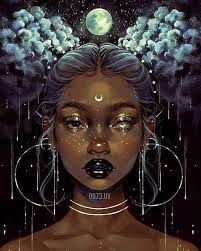 Goddess Wallpaper Aesthetic, Goddess Wallpaper, Moon Goddess Art, Aphrodite Aesthetic, Magic Drawing, Magical Girl Aesthetic, African Goddess, Goddess Aesthetic, Character Design Girl