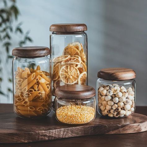 Glass apothecary jars