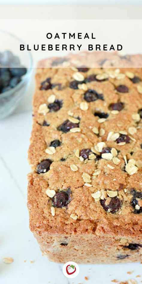 Blueberry Oat Bread, Healthy Blueberry Bread, Blueberry Oatmeal Bread, Blueberry Quick Bread, Oatmeal Bread Recipe, Tea Breads, Oatmeal Blueberry, Zucchini Oatmeal, Blueberry Bread Recipe