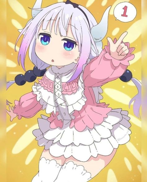 Kanna Kamui Shen Long Tattoo, Kamui Kobayashi, Kanna Kamui, Anime Gangster, Kobayashi San Chi No Maid Dragon, Nose Drawing, Kobayashi San, Miss Kobayashi's Dragon Maid, Cute Anime Pics