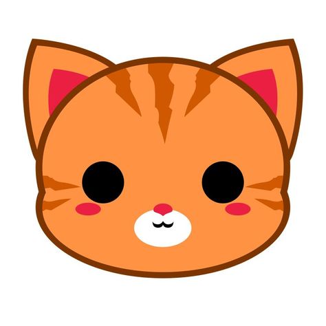 Cute Ginger Cat, Needle Punching, Cute Ginger, Cat Nose, Glass Fusion Ideas, Cat Stock, Ginger Cat, Cat Character, Cat Merchandise