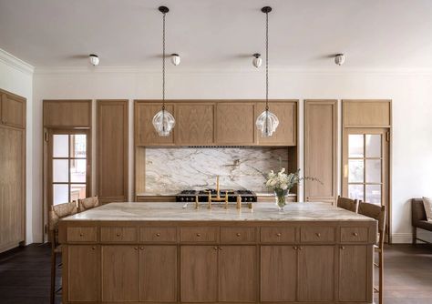 Jake Arnold, Waterworks Bathroom, Mahogany Paneling, Hexagon Tile Floor, Ensuite Bedroom, Library Wall, Vintage Light Fixtures, Entertaining Kitchen, Covered Pergola