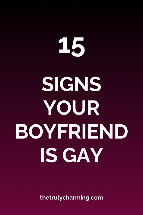 In this article we are going to talk about some signs your boyfriend or husband may be gay and what you can (and should) do. Blb Relationship Aesthetic, Going Out With Boyfriend, Why Am I So Mean To My Boyfriend, How To Turn Your Boyfriend On In Person, How To Know If Your Boyfriend Loves You, What To Talk About With Your Boyfriend, What To Do With Your Boyfriend, Things To Talk About With Your Boyfriend, Signs Your Boyfriend Is Losing Interest