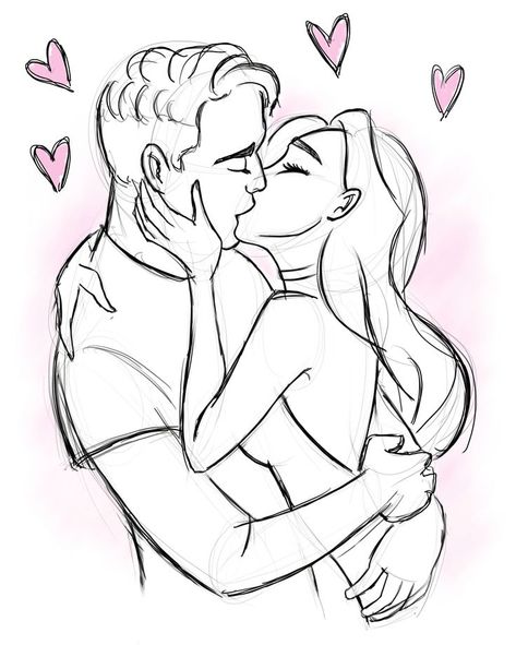 Love Artwork Romantic Drawing, Flirty Drawing, True Love Drawings, Couple Goal Drawings, Drawing Couple Kissing, Love Drawing Couple, Spicy Couples Poses Drawing, Easy Couple Drawings, Couples Drawing Ideas