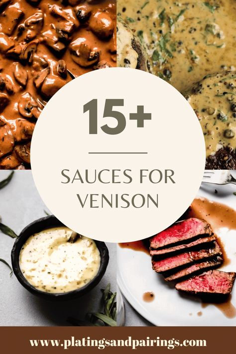 Venison is a lean, flavorful meat that can be cooked in a variety of ways. It is often served with a sauce to add richness and depth of flavor. Here are 15 sauces that go well with venison. Venison Steak Sauce, Italian Venison Recipes, Venison Sauce Recipes, Sauce For Venison Steak, What To Make With Venison Burger, Venison Medallions Recipes, Blackstrap Venison Recipes, Instant Pot Venison Recipes, Venison Appetizer Recipes