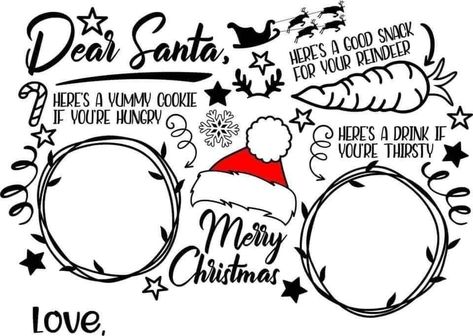 Santa Trays, Dear Santa Tray, Cookies For Santa Svg, Santa Tray Svg, Santa Cookie Tray, Wood Burned Gifts, Diy Vinyl Projects, Santa Tray, Christmas Orniments