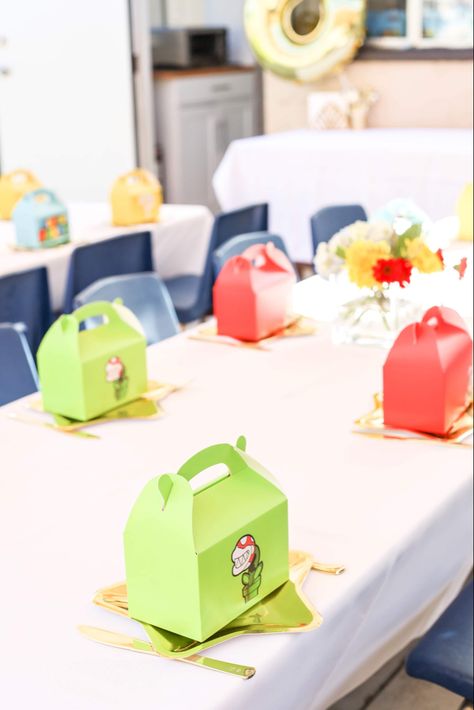 Super Mario Party Favors, Super Mario Party, Mario Party, Party Favor Boxes, Favor Boxes, Party Favor, Super Mario, Party Favors, Mario