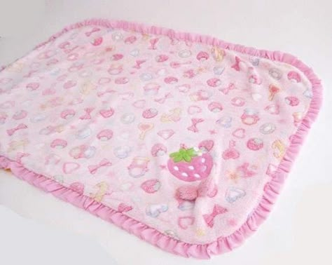 Cutecore Blanket, Cutecore Furniture, Kawaii Blanket, Strawberry Garden, Kawaii Core, Kawaii Room, Cute Bedroom Decor, Cute Room Decor, Dream Room