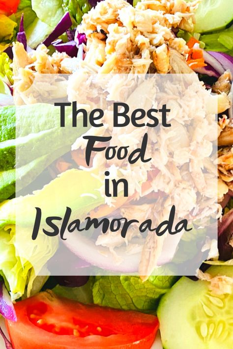 The Best Places to Eat on Islamorada Islamorada Restaurants, Frozen Key Lime Pie, Crab Mac And Cheese, Conch Fritters, Rainbow Roll, Islamorada Florida, Mango Sauce, Coconut Shavings, Florida Food