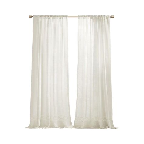 Blackout curtains White Curtains Target, White Linen Drapes, Curtains For Room, Shear Curtains, Sheer White Curtains, Diy Blackout Curtains, Off White Curtains, White Curtains Bedroom, Blackout Curtains Living Room