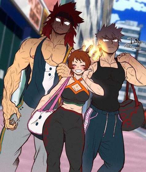 Bakogu X Uraraka Comic, Uraraka Cosplay, Bakugou And Uraraka, Kirishima My Hero Academia, Bakugou Manga, Ochako Uraraka, Hero Costumes, Hero Wallpaper, Boku No Hero Academia Funny