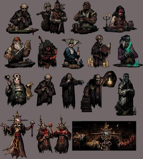 Darkest Dungeon Art, Ghost Horror, Darkest Dungeon, Pixel Art Games, Chara Design, Cosmic Horror, Fantasy Stuff, Rpg Maker, Game Costumes