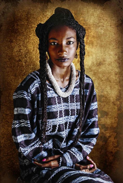 Photography by Joana Choumali    http://superselected.com/images-african-women-wear-their-grandmothers-clothes-to-honor-the-past-and-preserve-their-family-histories/ Grandmother Clothes, African People, African Clothing Styles, African Beauty, African Hairstyles, Ivory Coast, African Women, African Clothing, Black Is Beautiful