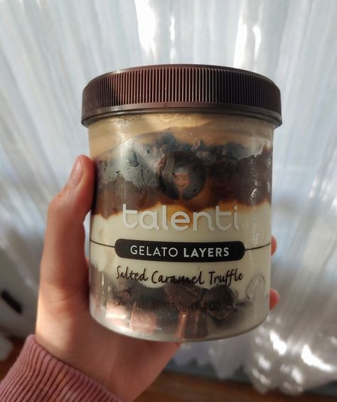 Chocolate Gelato Aesthetic, Talenti Gelato, Delicacy Food, Junk Food Snacks, Healthy Lifestyle Food, Food Babe, Yummy Comfort Food, Talenti Ice Cream, Cafe Food