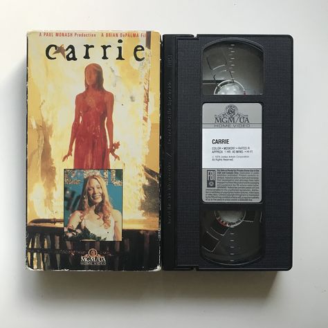 Carrie Aesthetic, Carrie 1976, Thrift Wishlist, Weird Girl, Physical Media, Carrie White, Vhs Movie, Vivid Dreams, Home Video