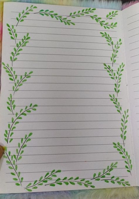 Doodles For Assignment, Nature Boarder Designs, Doodle Border Designs For Projects, Front Cover Drawing Ideas, Page Border Decoration Ideas, File Paper Border Design, Notebook Page Decoration, Paper Designs For Projects Border, Whiteboard Border Ideas