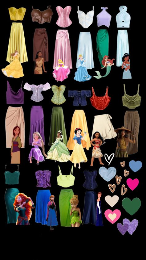 Disney princess outfits ❣️￼ Pocahontas Outfit, Costume Carnaval, Disney Princess Costumes, Disney Princess Outfits, Disney Pocahontas, Princesa Disney, Princess Costume, Disney Costumes, Princess Outfits