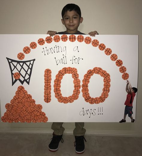 100 days of school 100 Day Of School Display, Baseball 100 Days Of School Poster, 100th Day Of School Projects For Boys, 100 Day Of School Poster Board Ideas Boys, 100 Days Of School Project For Boys, 100th Day Of School Posters, 100 Day Of School Project For Boys, Basketball 100 Days Of School, Sonic 100 Days Of School Project