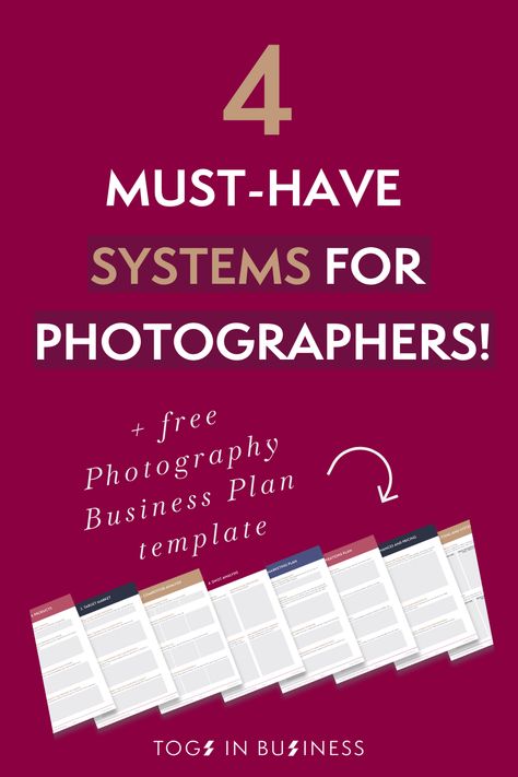 Let me show you how to organise and streamline your photography business with systems. I'm going to outline the four systems you need to get in place in order to hugely improve your client experience, profitability, productivity and mental health | how to grow photography business | photography business tips | how to organize your photography business | photography business plan | marketing tips for photographers | productivity tips for entrepreneurs #photographybusiness Starting Photography Business, Photography Business Pricing, Photography Business Tips, Photography Business Plan, Photography Business Marketing, Photography Marketing Templates, Business Calendar, Brand Photography Inspiration, Business Photography