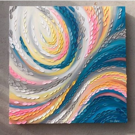 Fall Canvas Painting, Canvas For Beginners, Small Canvas Paintings, Diy Canvas Wall Art, Easy Canvas Painting, Abstract Art Painting Diy, Canvas Painting Designs, Painting Art Lesson, Textured Canvas Art