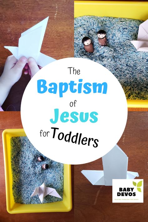 The Baptism of Jesus – Baby Devotions Baptism Crafts For Kids, John The Baptist Craft Preschool, Baptism Of Jesus Craft For Kids, Baptism Crafts For Kids Sunday School, Baptism Activities For Kids, Jesus Is Baptized Craft Preschool, Jesus Is Baptized Craft For Kids, Jesus Baptized Craft, John Baptizes Jesus Craft