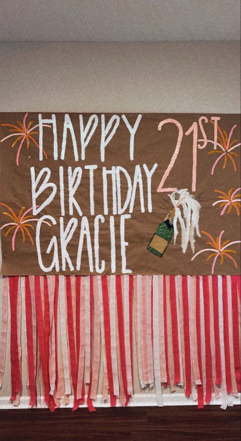 21 Bday Decorations Ideas, 21st Birthday Wall Decorations, 21st Poster Ideas, 21 Poster Birthday, 22nd Birthday Sign, 21st Birthday Paper Sign, 23rd Birthday Decor, Nashville Birthday Decorations, 21st Birthday Signs Posters