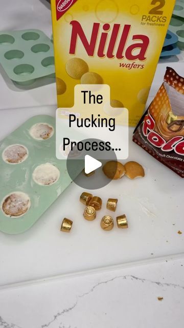 The Original CakePuck! | It’s a process! And it’s so fun.  So what do you think about this combo? Would you try it?   And what kind of chocolate would you coat them... | Instagram Halloween Cake Puck, Christmas Cake Puck Ideas, Cake Pucks How To, Benty Pucks, Cake Puck Ideas, Cake Pucks Recipe, Puck Cakes, Puck Recipes, Treats To Sell