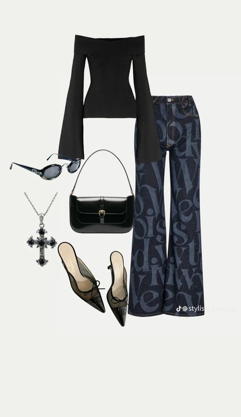 Polyvore Outfits Baddie, Modest Baddie Outfits, Polyvore Outfits Aesthetic, Modest Spring Outfits, Outfits Baddie, Casual Work Outfits Women, 2000s Clothes, Retro Fashion Women, Student Fashion